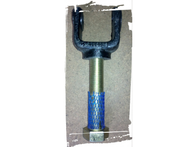 Кронштейн крепления амортизатора нижний 8х4 2-ой оси (вилка+болт) SH F3000 SHAANXI / Shacman (ШАНКСИ / Шакман) 81.43740.0145 фото 1 Пятигорск