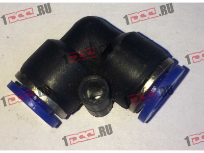 Фитинг быстрого соединения угол 90 d-6 HOWO (ХОВО)  фото 1 Пятигорск