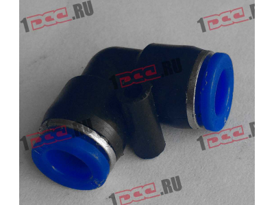 Фитинг быстрого соединения угол 90 d-8 HOWO (ХОВО)  фото 1 Пятигорск