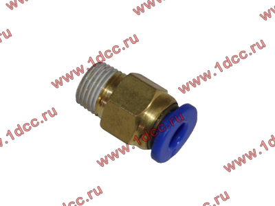 Фитинг (бронза, прямой, П конус 10) d-5 HOWO (ХОВО)  фото 1 Пятигорск