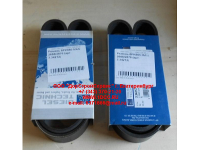 Ремень 8PK880 МAN 2688/2876 ЕВРОПА 3.34212 фото 1 Пятигорск